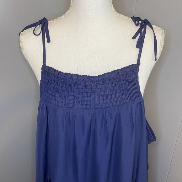 NWT Forever 21 Navy Blue Trapeze Mini Dress - Picture 6 of 12